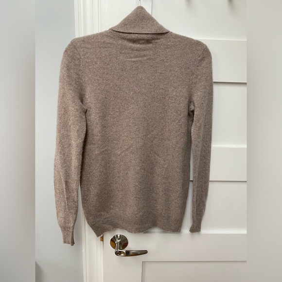 COPY Women's Cashmere Turtleneck Sweater - Tan (Size S) - Picture 3 of 6